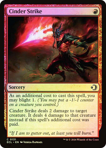 Cinder Strike (ECL) (131) / Foil