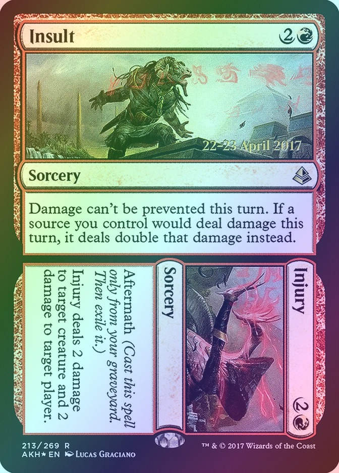Insult // Injury (PAKH) (213s) / Foil