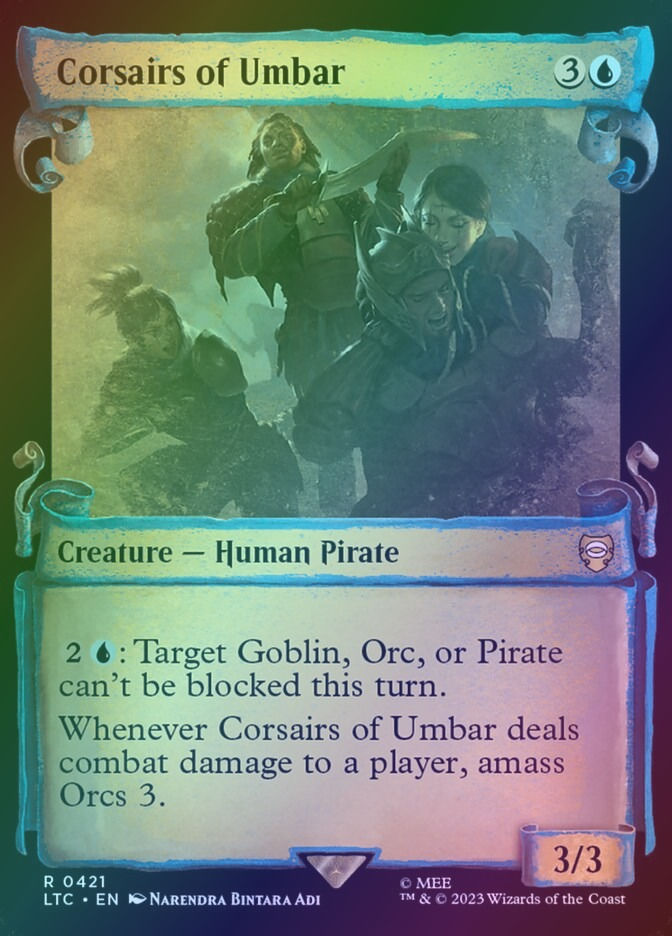 Corsairs of Umbar (LTC) (421) / Showcase / Foil