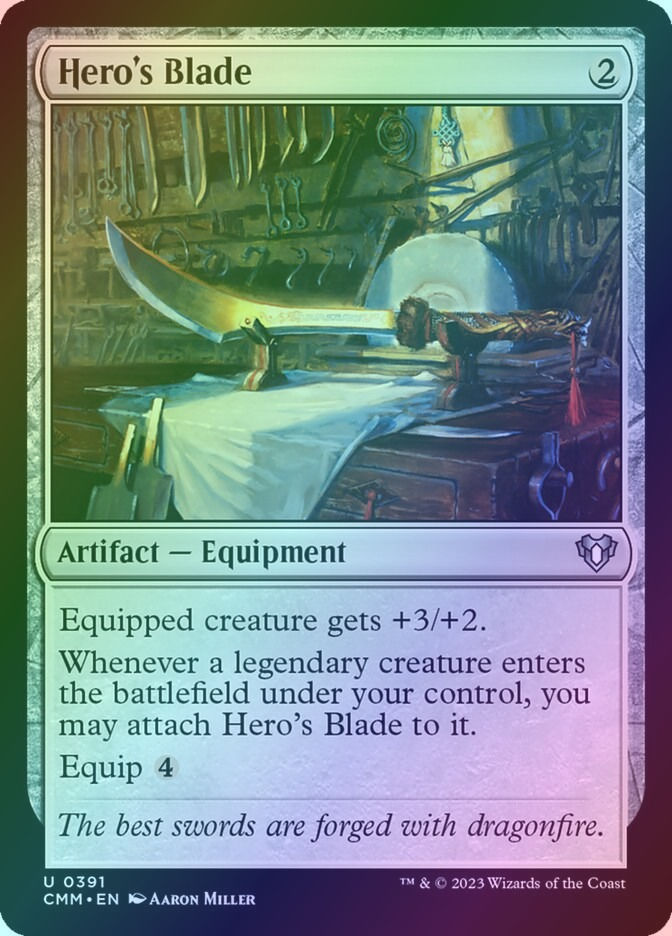 Hero's Blade (CMM) (391) / Foil