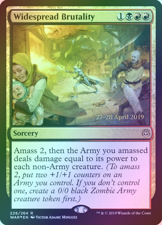 Widespread Brutality (PWAR) (226s) / Foil