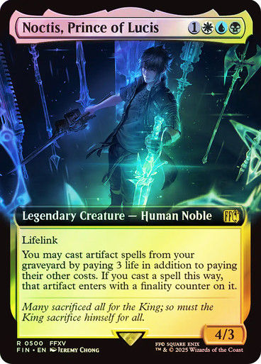 Noctis, Prince of Lucis (FIN) (500) / Extended Art / Foil