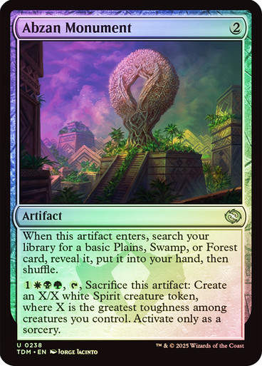 Abzan Monument (TDM) (238) / Foil