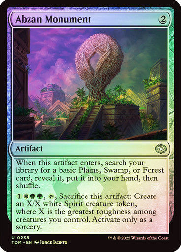 Abzan Monument (TDM) (238) / Foil