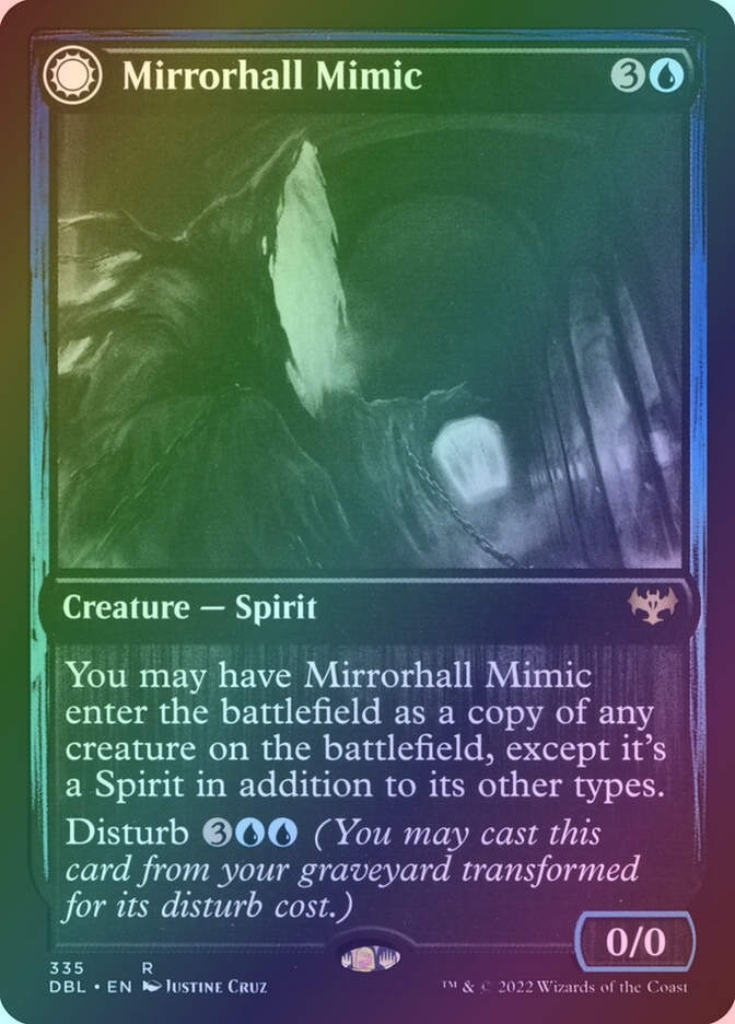 Mirrorhall Mimic // Ghastly Mimicry (DBL) (335) / Foil