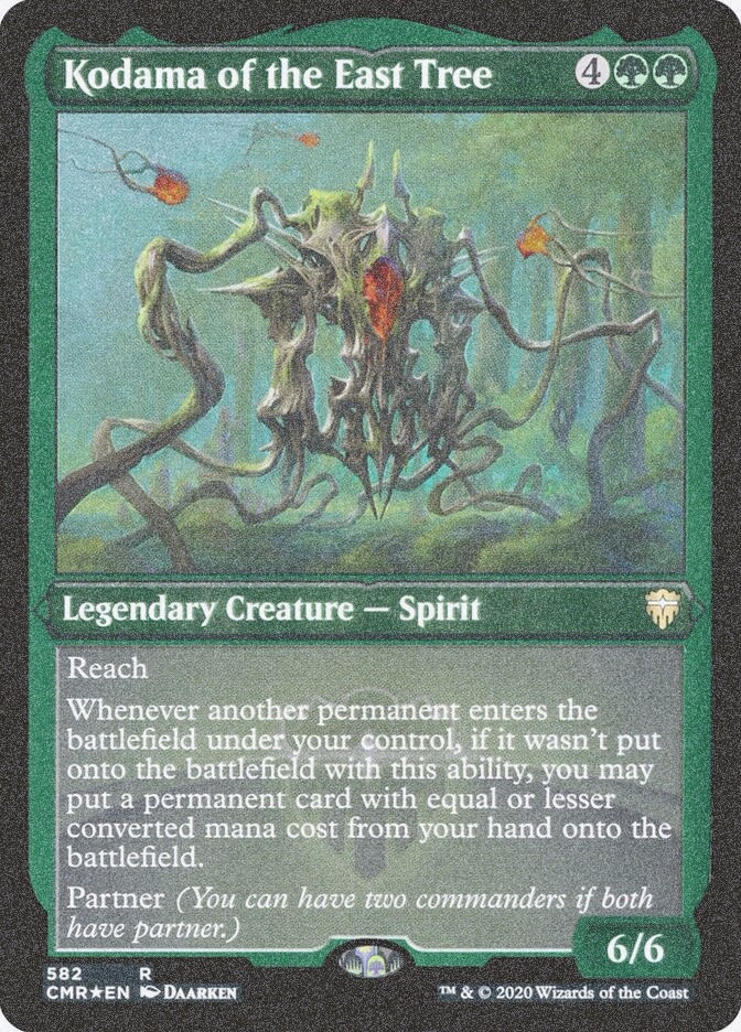 Kodama of the East Tree (CMR) (582) / Foil Etched
