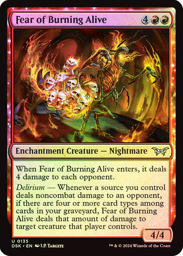 Fear of Burning Alive (DSK) (135) / Foil