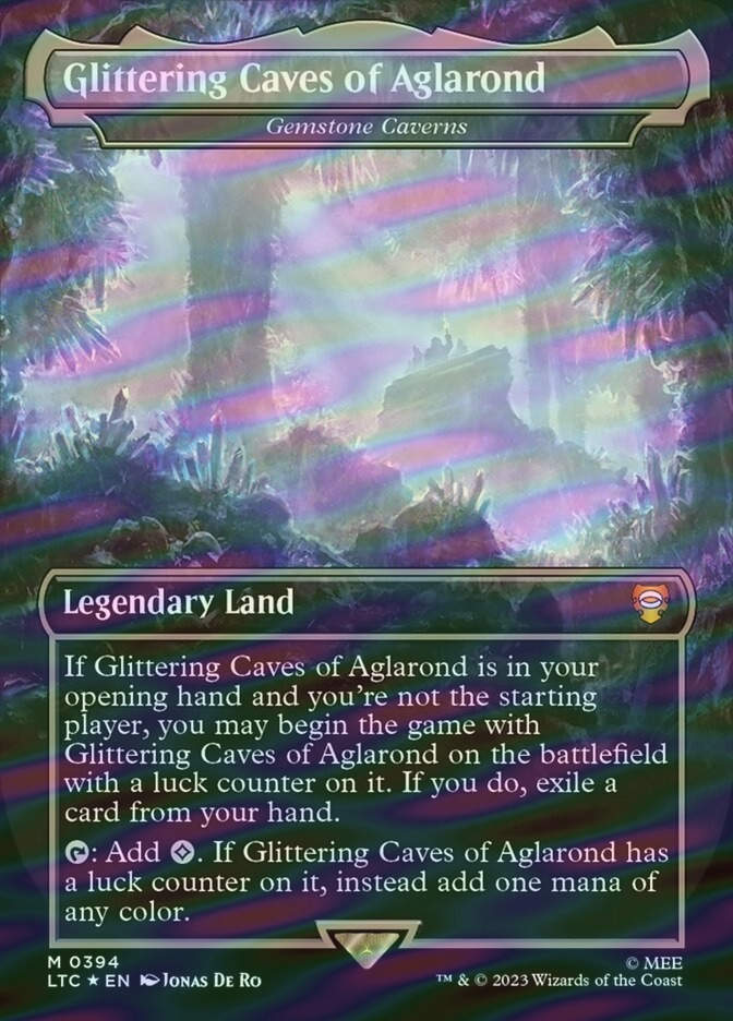 Gemstone Caverns (LTC) (394) / Borderless / Surge Foil