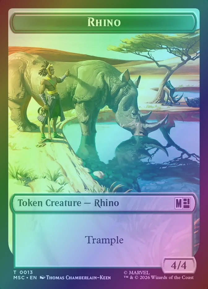 Rhino // Bird (TMSC) (13 // 5) / Foil