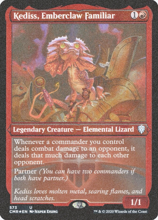 Kediss, Emberclaw Familiar (CMR) (573) / Foil Etched