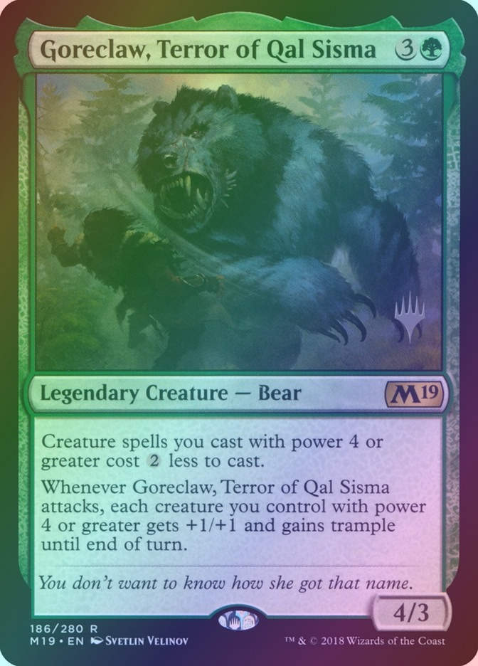 Goreclaw, Terror of Qal Sisma (PM19) (186p) / Foil