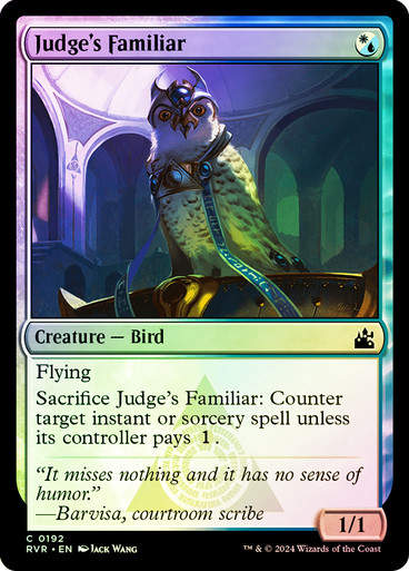 Judge's Familiar (rvr) (192) / Foil