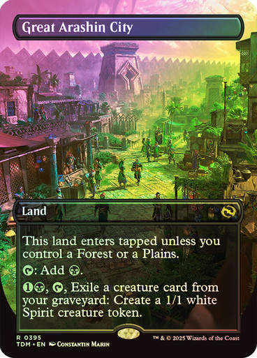 Great Arashin City (TDM) (395) / Foil / Borderless