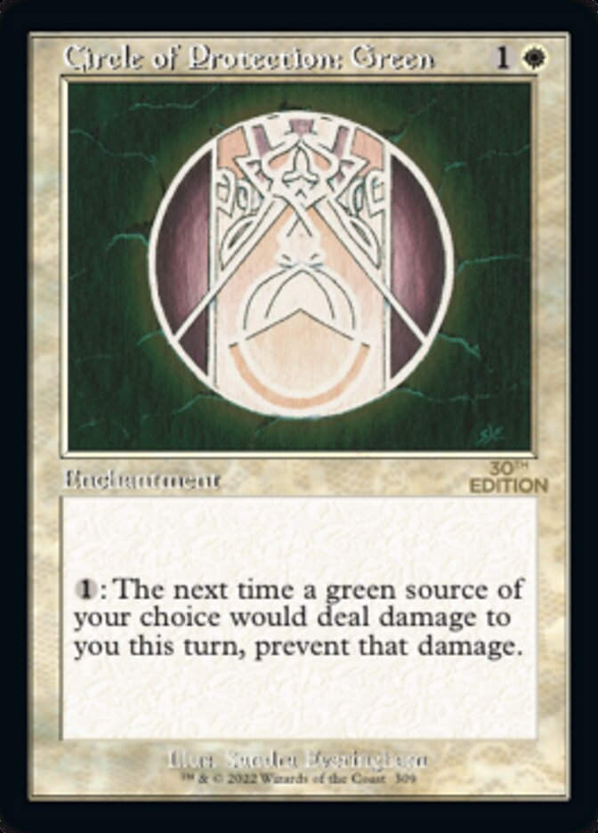 Circle of Protection: Green (30a) / Retro Frame