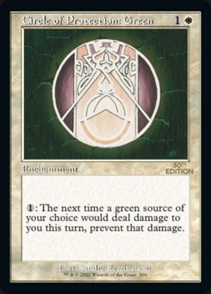 Circle of Protection: Green (30a) / Retro Frame