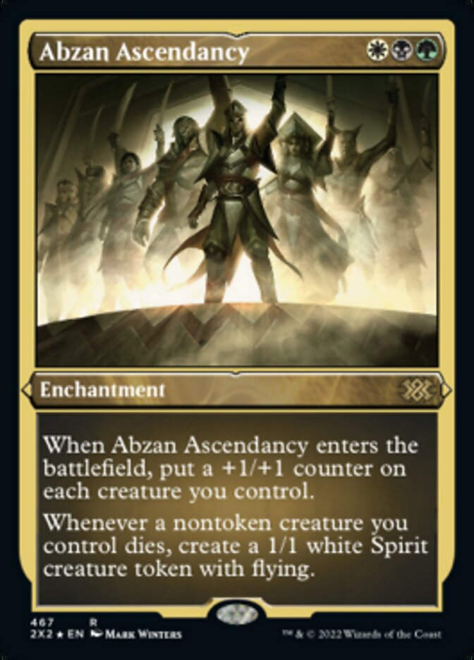 Abzan Ascendancy (2X2) / Etched Foil