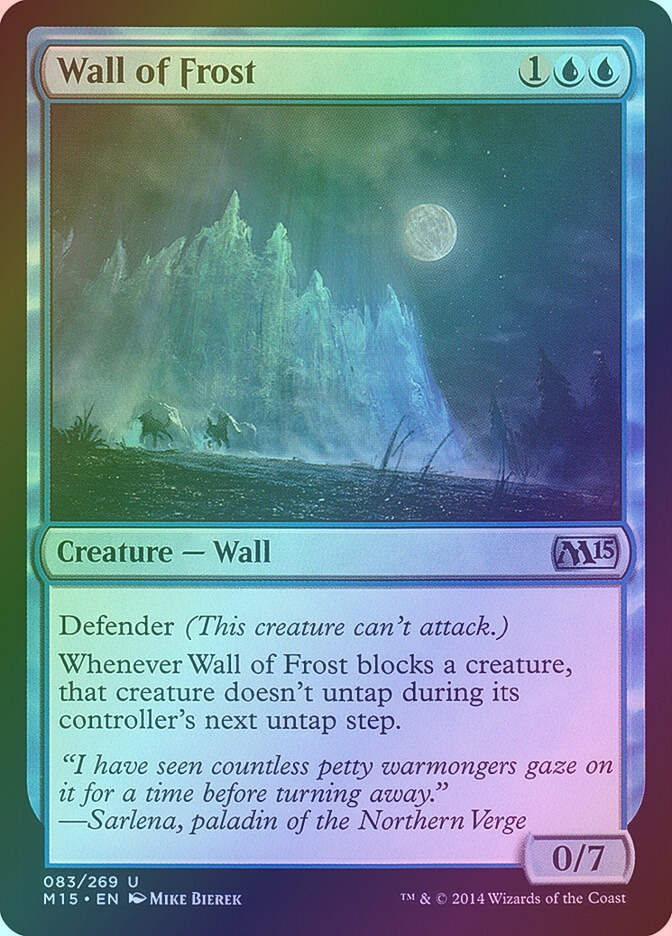 Wall of Frost (M15) (83) / Foil