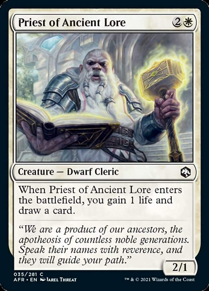 Priest of Ancient Lore (AFR)