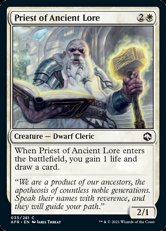 Priest of Ancient Lore (AFR)