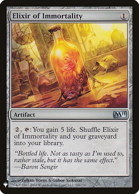Elixir of Immortality (PLST) (M11-206)