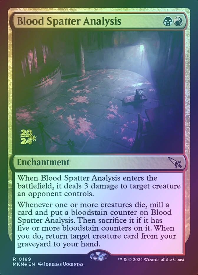 Blood Spatter Analysis (PMKM) (189s) / Foil