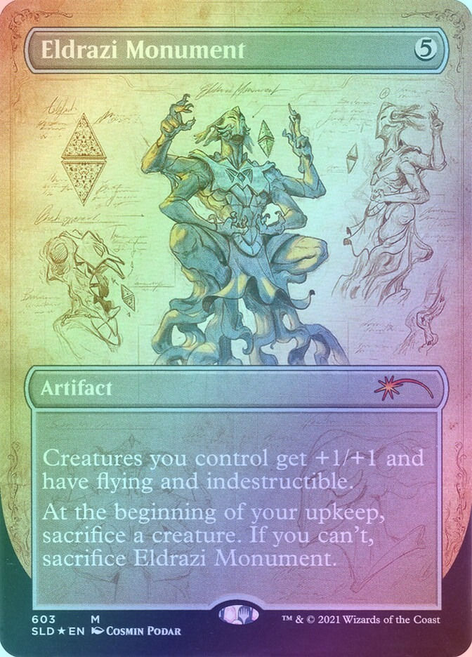 Eldrazi Monument (SLD) (603) / Borderless / Foil