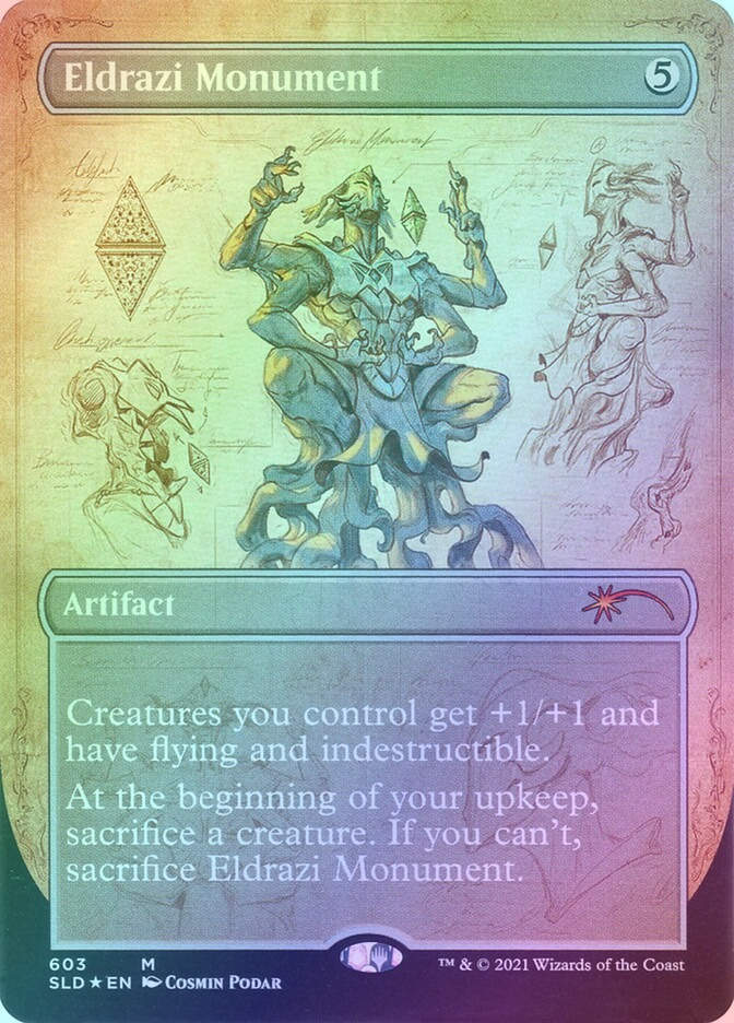Eldrazi Monument (SLD) (603) / Borderless / Foil