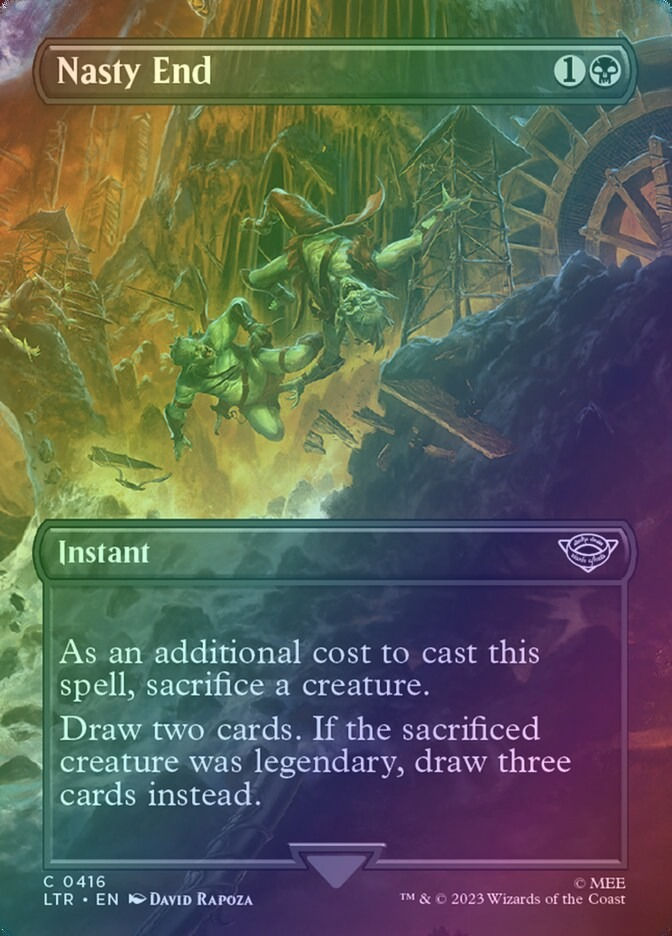 Nasty End (LTR) (416) / Borderless / Foil