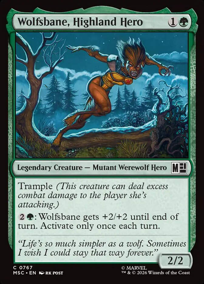Wolfsbane, Highland Hero (MSC) (767)