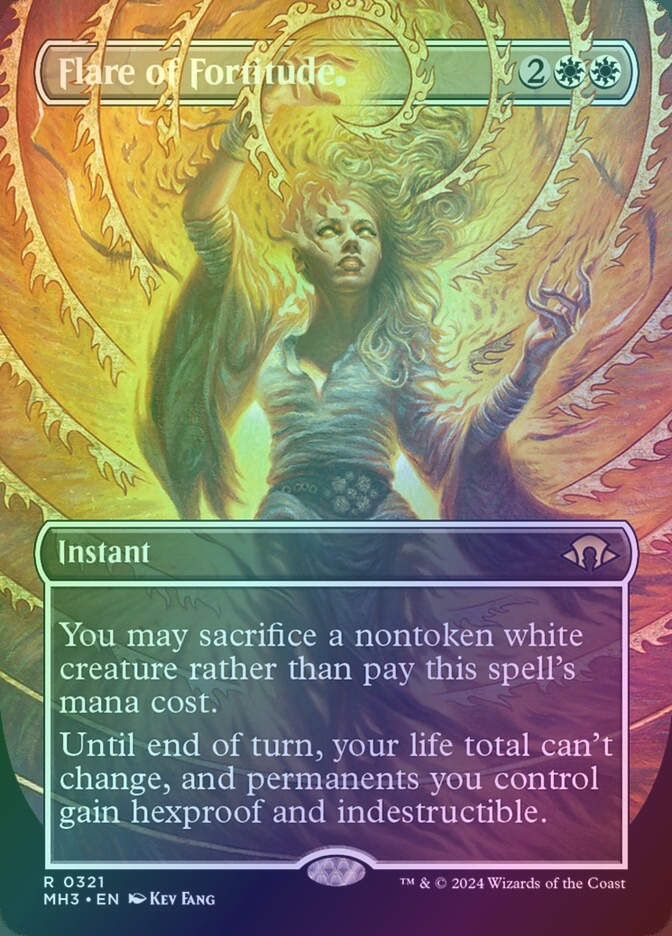 Flare of Fortitude (MH3) (321) / Borderless / Foil