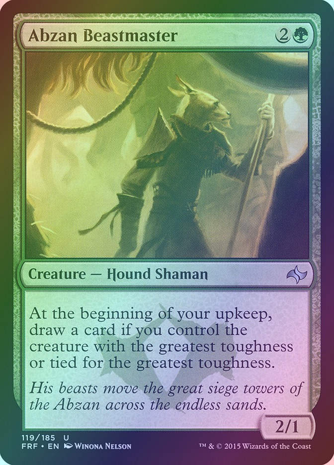 Abzan Beastmaster (FRF) (119) / Foil