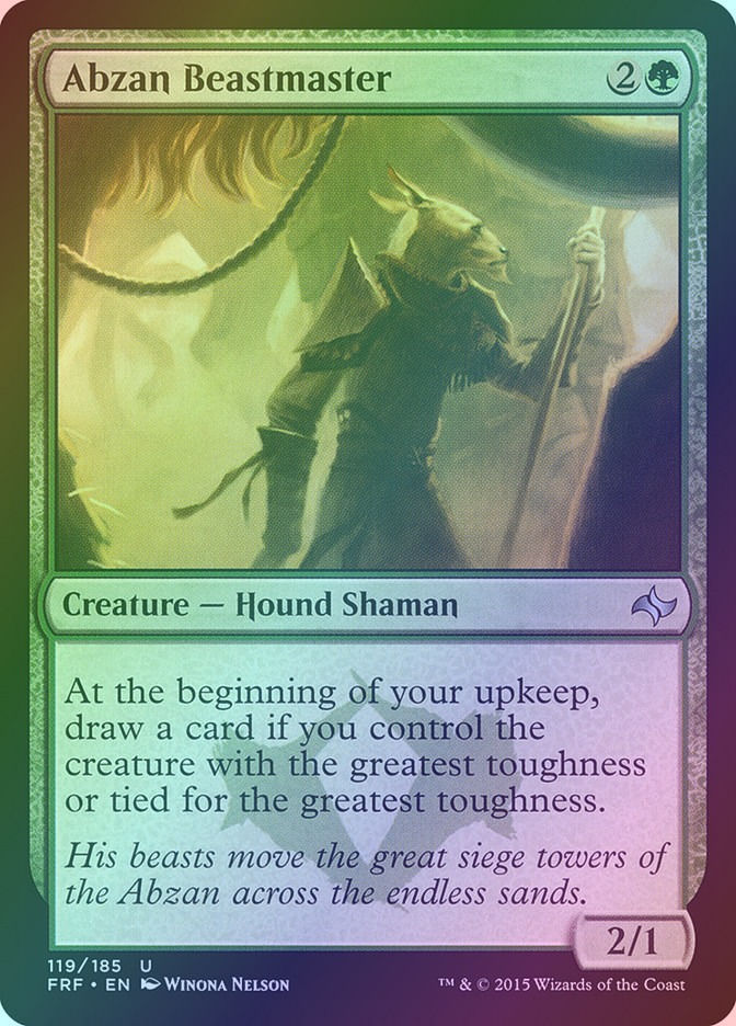 Abzan Beastmaster (FRF) (119) / Foil