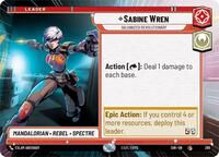 Sabine Wren - Galvanized Revolutionary (Hyperspace) (SOR_#280)