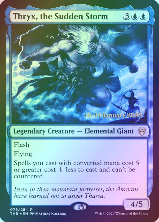 Thryx, the Sudden Storm (PTHB) (76s) / Foil