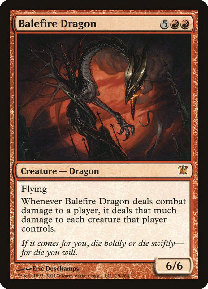 Balefire Dragon (ISD) (129)