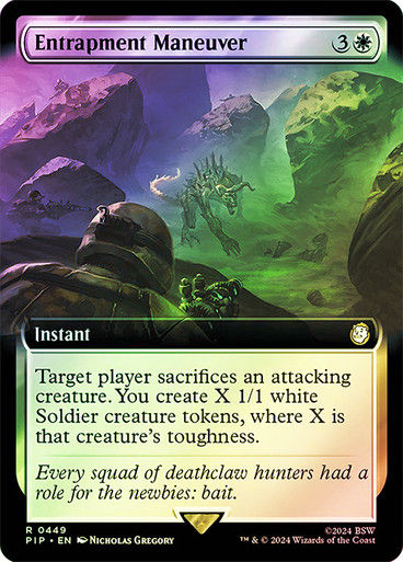 Entrapment Maneuver (pip) (449) / Extended Art Foil