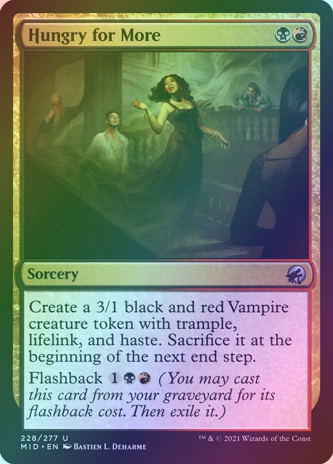 Hungry for More (MID) (228) / Foil