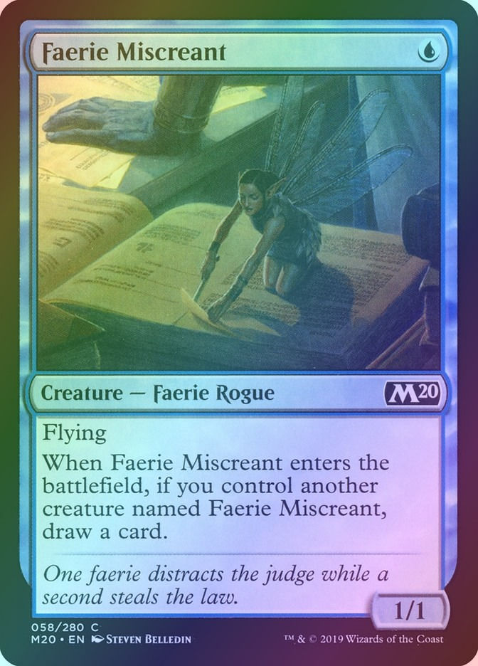 Faerie Miscreant (M20) (58) / Foil