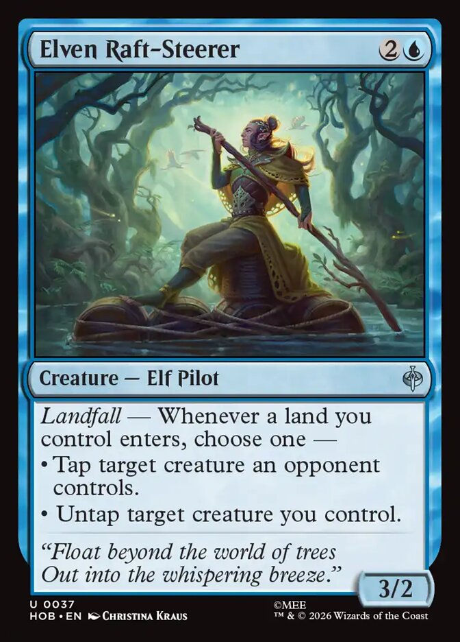 Elven Raft-Steerer (HOB) (37)