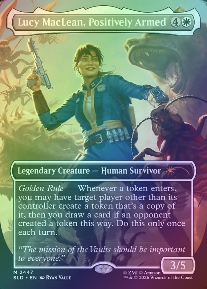 Lucy MacLean, Positively Armed (SLD) (2447) / Borderless / Foil
