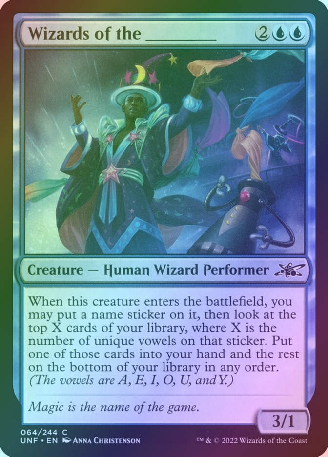 Wizards of the _____ (UNF) (64) / Foil
