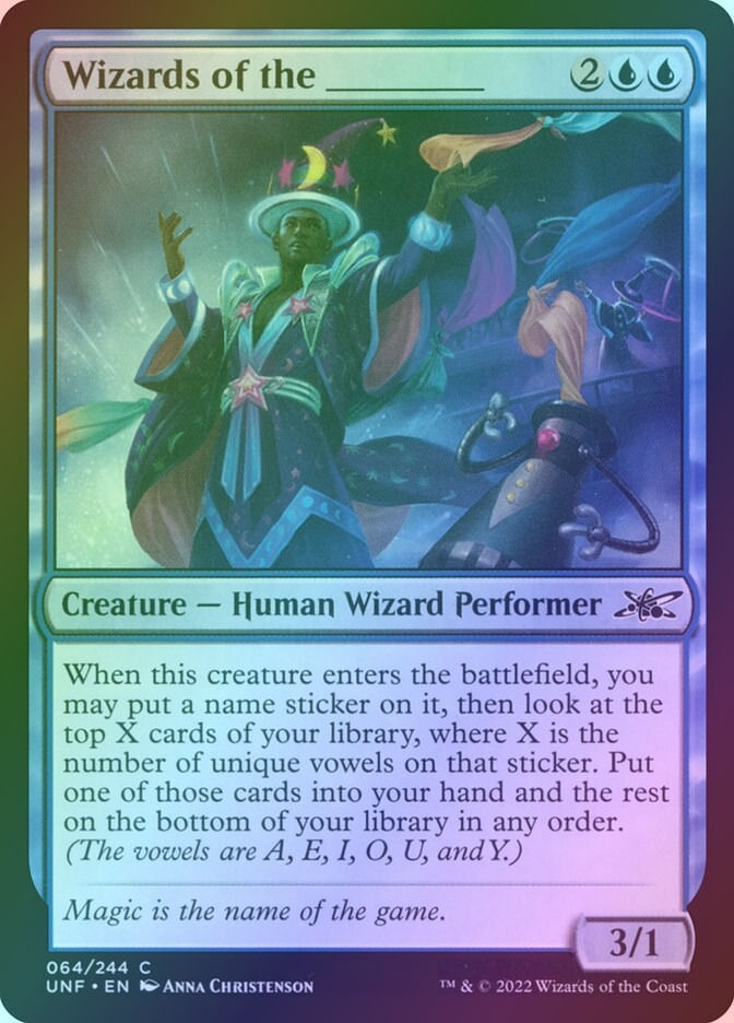 Wizards of the _____ (UNF) (64) / Foil