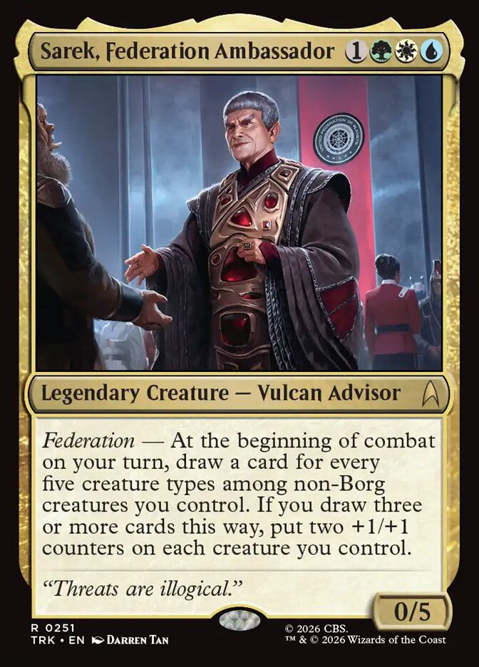 Sarek, Federation Ambassador (TRK) (251)