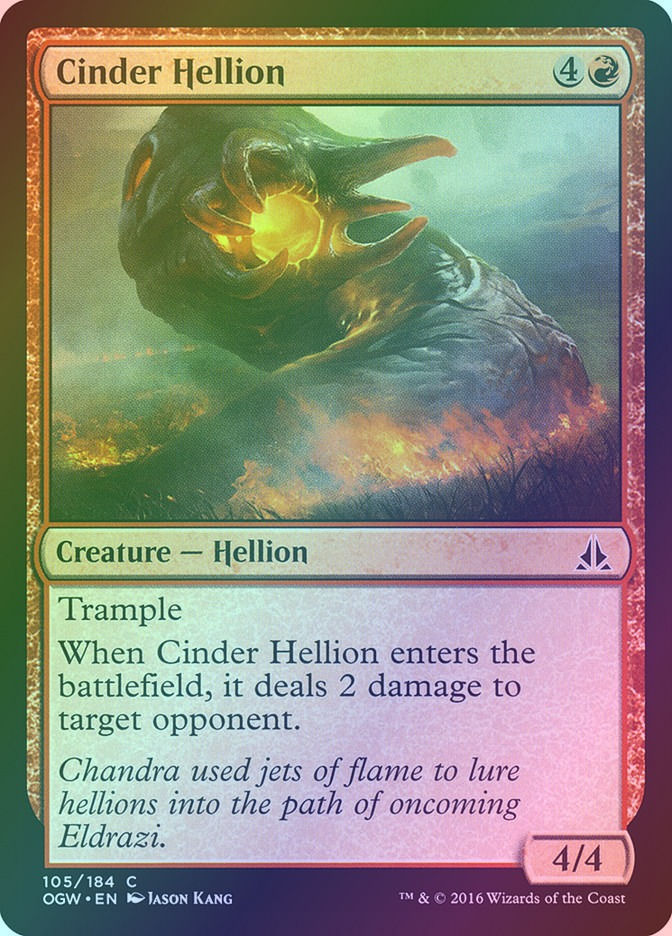 Cinder Hellion (OGW) (105) / Foil