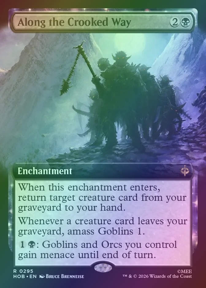 Along the Crooked Way (HOB) (295) / Extended Art / Foil