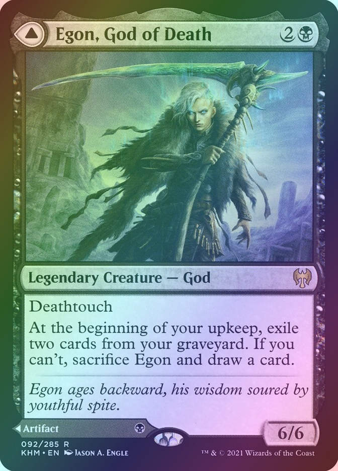 Egon, God of Death // Throne of Death (KHM) (92) / Foil
