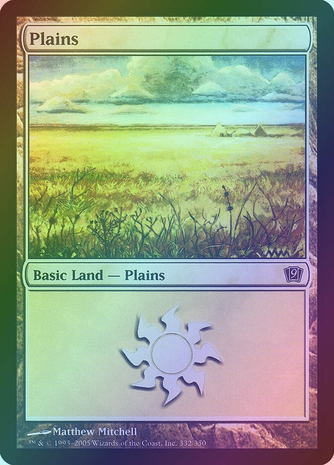 Plains (9ED) (332★) / Foil