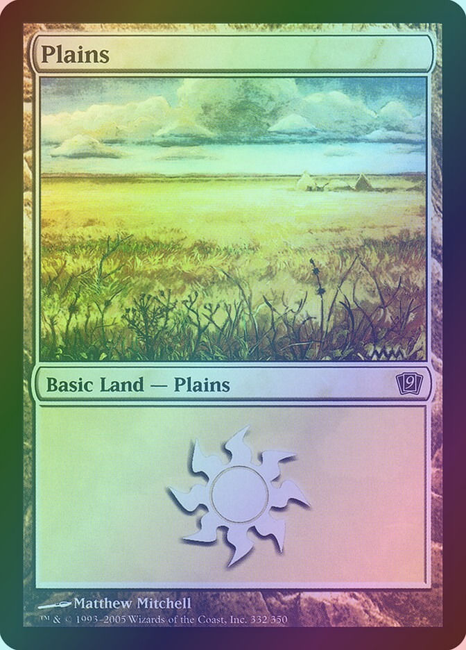 Plains (9ED) (332★) / Foil