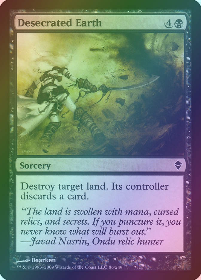 Desecrated Earth (ZEN) (86) / Foil