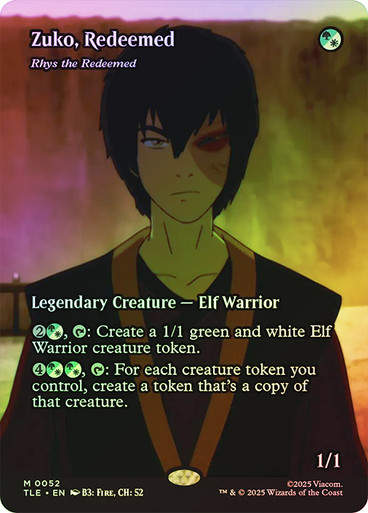Rhys the Redeemed (TLE) (52) / Borderless / Foil